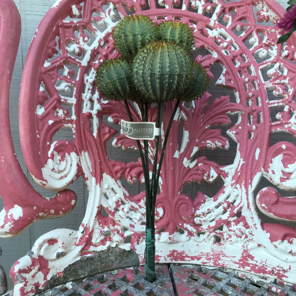 12 Cactus Bundles 14” Faux Barrel Cactus - Picture 3 of 8